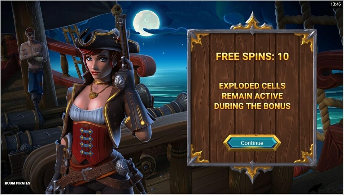 Boom Pirates free spins